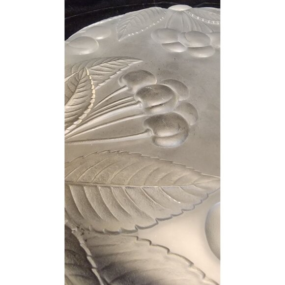 Vintage Mikasa Frosted Crystal Serving Platter - Picture 8 of 10